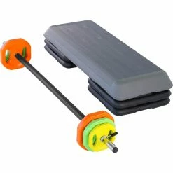 Musclemania-fitness Special - Commercial Aerobic Step & 20kg Pump Set