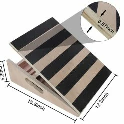 Muscle Mania Fitness MegaStore Professional Wooden Slant Board EQUIPMENT STUDIO