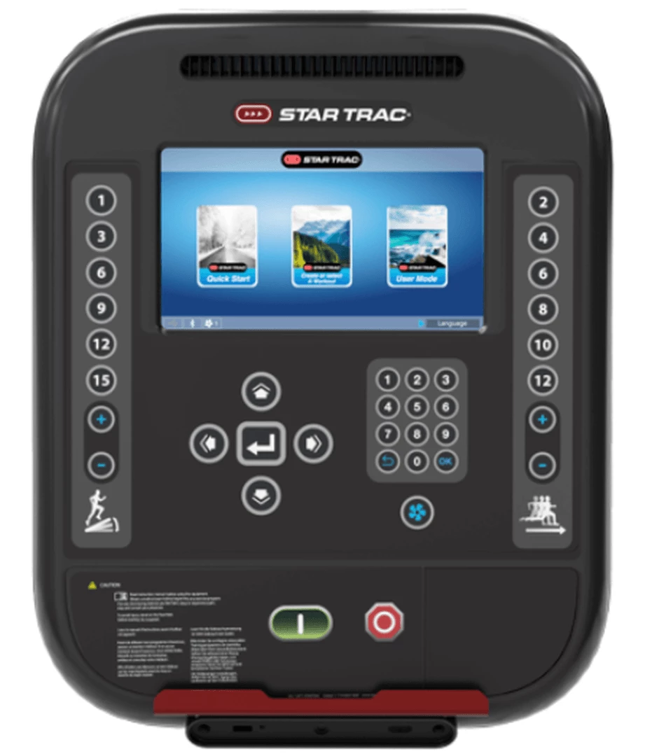 Musclemania Fitness MegaStore Star Trac 4 Series Commercial Recumbent Bike W/ 10" LCD Console