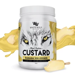 Musclemania Fitness MegaStore Nutrition Supplements White Wolf Plant Protein Custard (Vegan)