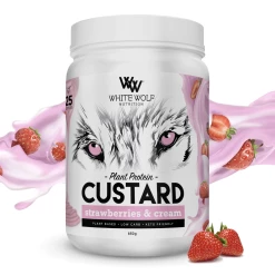 Musclemania Fitness MegaStore Nutrition Supplements White Wolf Plant Protein Custard (Vegan)