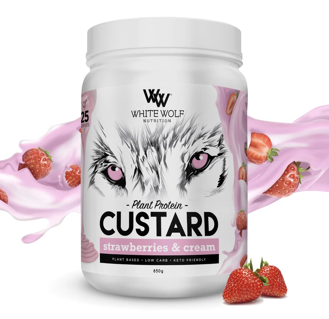 Musclemania Fitness MegaStore Nutrition Supplements White Wolf Plant Protein Custard (Vegan)