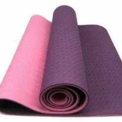 Musclemania-fitness TPE Yoga Mat Purple Mats
