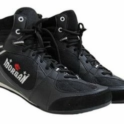 Musclemania-fitness CLEARANCE: Morgan Endurance Pro Boxing Boots MMA COMBAT