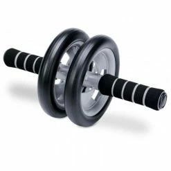 Musclemania-fitness EQUIPMENT STRENGTH Bodyworx Dual Wheel Exerciser Ab Roller