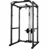 Musclemania-fitness Bodyworx LU475PC Half Cage With Adjustable Pulley, Lat/low Row EQUIPMENT STRENGTH