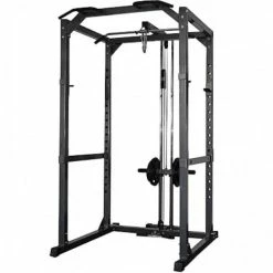 Musclemania-fitness Bodyworx LU475PC Half Cage With Adjustable Pulley, Lat/low Row EQUIPMENT STRENGTH