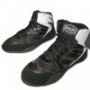 Musclemania-fitness Black Wrestling High Top Boots MMA COMBAT