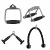 Musclemania-fitness EQUIPMENT STRENGTH Bodyworx Cable Attachment 4-Piece Package, Commercial-Grade