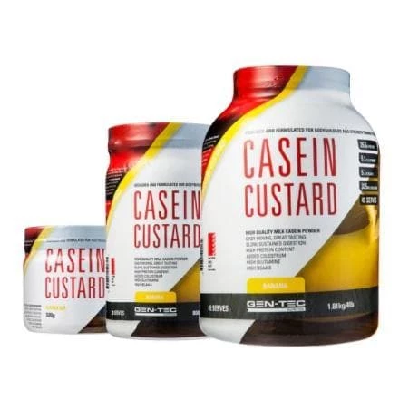 Musclemania-fitness Nutrition Supplements Gen-Tec Casein Custard