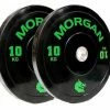 Musclemania-fitness EQUIPMENT STRENGTH SALE - Morgan 10kg Olympic Bumper Plates (Pair)