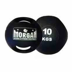 Musclemania-fitness Morgan Double Handled Medicine Ball Se Of 2 (5kg + 10kg) Medicine / Slam Balls