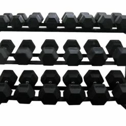 Musclemania-fitness EQUIPMENT STRENGTH 1-50kg Rubber Hexagonal