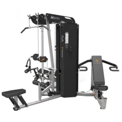 Muscle Mania Fitness MegaStore Impulse Commercial Studio ES3000 Dual Pin-Loaded Studio 3-Station Gym Multi Station Gyms