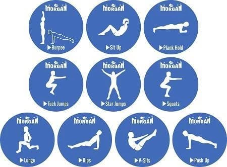 Musclemania-fitness Morgan 10pcs Exercise Dots Pack Functional Fitness