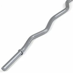 Musclemania-fitness Ezy Curl Standard Plain Bar With Spring Collars - 28mm EQUIPMENT STRENGTH