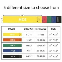 Musclemania-fitness EQUIPMENT STRENGTH Fabric Resistance Band Set (Booty Bands/Loops) - Of 5