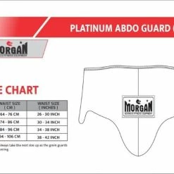 Musclemania-fitness Morgan Platinum Leather Abdo Guard MORGAN SPORTS