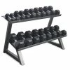 Musclemania-fitness EQUIPMENT STRENGTH MORGAN RUBBER HEX DUMBBELL RACK - DELUXE