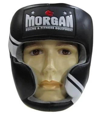 Musclemania-fitness MMA COMBAT Morgan V2 Professional Leather Head Guard