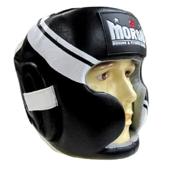 Musclemania-fitness MMA COMBAT Morgan V2 Professional Leather Head Guard