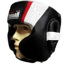 Musclemania-fitness MMA COMBAT Morgan V2 Mexican Leather Head Guard
