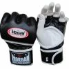 Musclemania-fitness Morgan Competition Leather MMA Gloves
