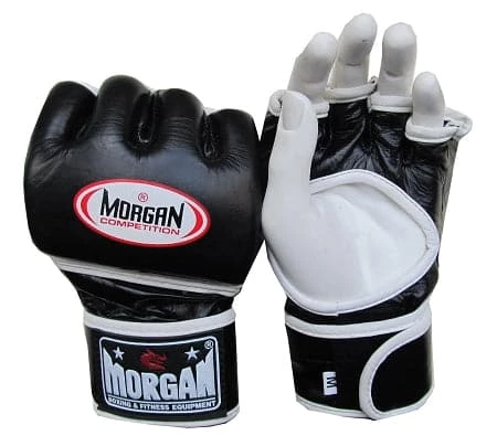 Musclemania-fitness Morgan Competition Leather MMA Gloves
