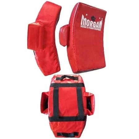 Musclemania-fitness MMA COMBAT MORGAN DLX CURVED 'HIGH IMPACT' HIT SHIELD WITH HAND PROTECTION