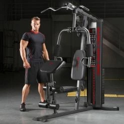 Musclemania-fitness Multi Station Gyms Marcy MWM990 150lb Home Gym - BLACK
