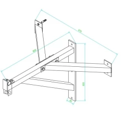 Musclemania-fitness MORGAN PLATINUM PUNCH BAG HANGER MMA COMBAT
