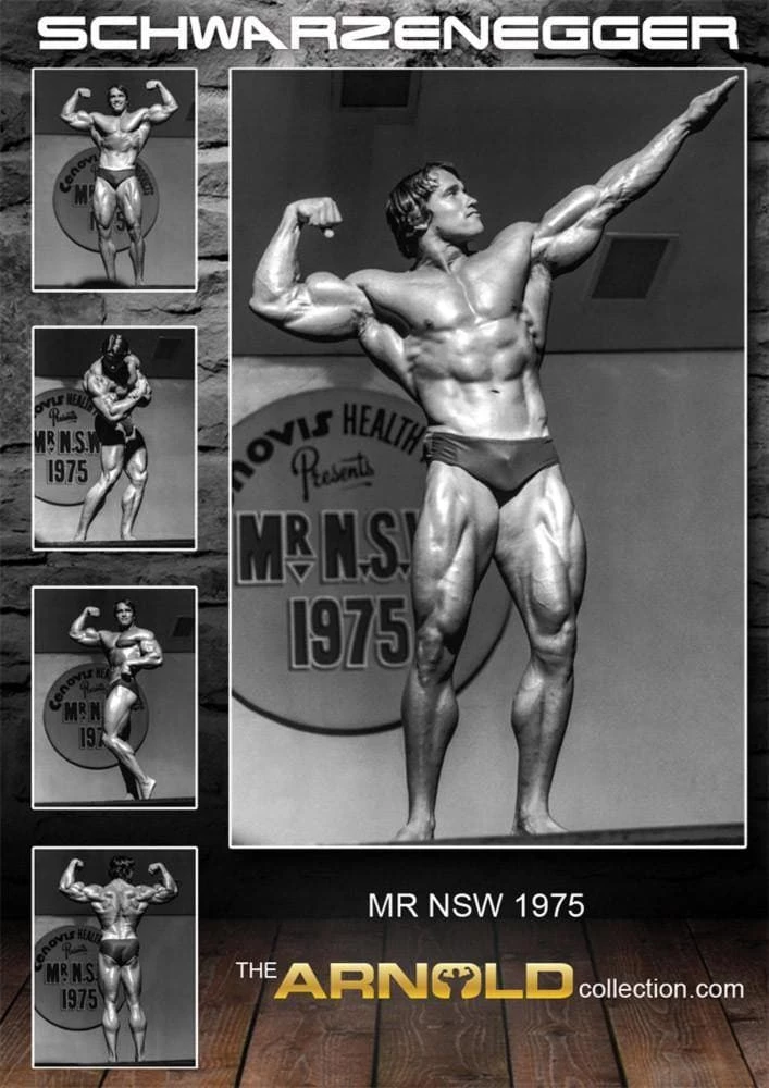 Musclemania-fitness EQUIPMENT STRENGTH The Arnold Collection - MR NSW 1975 POSTER (SINGLE)