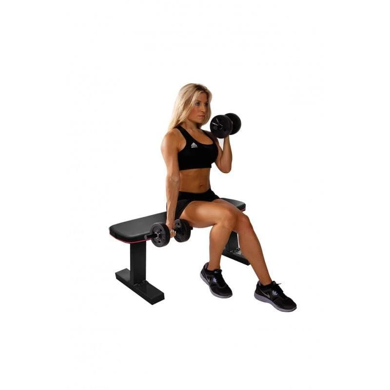 Musclemania-fitness Marcy MSB10510 Deluxe Flat Bench IN STOCK NOW! EQUIPMENT STRENGTH