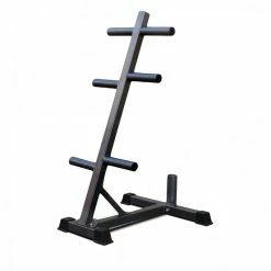 Musclemania-fitness Olympic Weight Plate Tree With Bar Holder