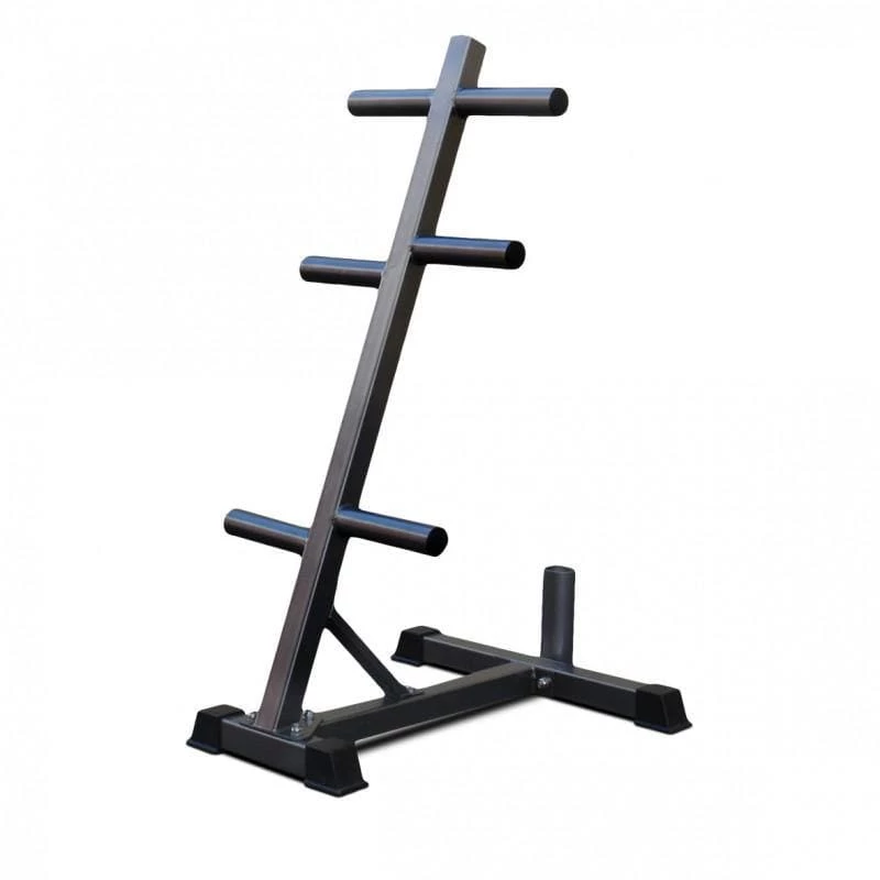 Musclemania-fitness Olympic Weight Plate Tree With Bar Holder