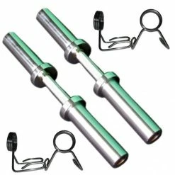 Musclemania-fitness Olympic Dumbbell Handles , PAIR EQUIPMENT STRENGTH