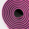 Musclemania-fitness TPE YOGA MAT - PINK/BLACK Mats