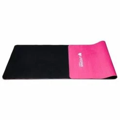 Musclemania-fitness TPE YOGA MAT - PINK/BLACK Mats