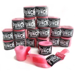 Musclemania-fitness MMA COMBAT AAA Punch Stretch Hand Wraps - Bulk 10 Pack