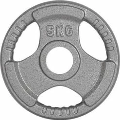 Musclemania-fitness Olympic Cast Iron Tri-Grip Weight Plates, (for 50MM Bars) Sold In Pairs, $4.95/kg.