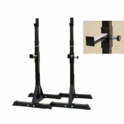Musclemania-fitness Special Price - Morgan Heavy Duty Portable 2Pcs Squat & Bench Rack EQUIPMENT STRENGTH