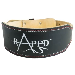 Musclemania-fitness Rappd 4" Pro Series Leather Weight Lifting Belt