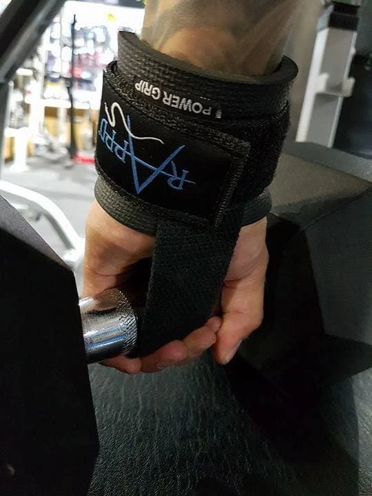 Musclemania-fitness Rappd Power Grip โ Lifting Straps With Dowel EQUIPMENT STRENGTH