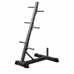 Musclemania-fitness Standard Plate Tree With Bar Holder