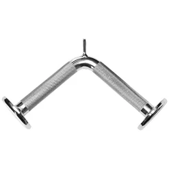 Musclemania-fitness Tricep Press Down Bar - Chrome EQUIPMENT STRENGTH