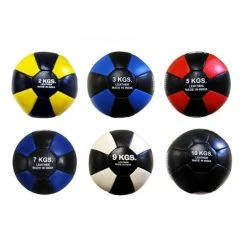 Musclemania-fitness Morgan Leather Medicine Ball (2-3-5-7-9-10kg) From: