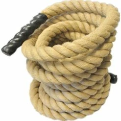 Musclemania-fitness 20m Sisal Battle Rope - 2 Inch Diameter