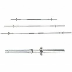 Musclemania-fitness 5 Foot Standard Barbell With Collars (28mm Diameter) - All Styles Available, Choose Style From: