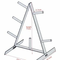 Musclemania-fitness Weight Plates Storage Rack Tree - Standard EQUIPMENT STRENGTH