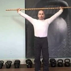 Musclemania-fitness Morgan Stretch Stick/ Red Oak Jo (50" - 127CM)